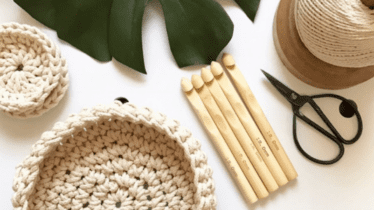 Crochet Rope Basket